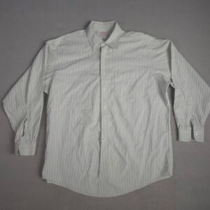 Brooks Brothers Striped Dress Shirt Non-Iron Traditional Fit 17 1/2-35